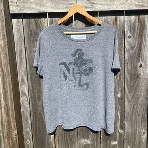 Nili Lotan Gray Short Sleeve Tee